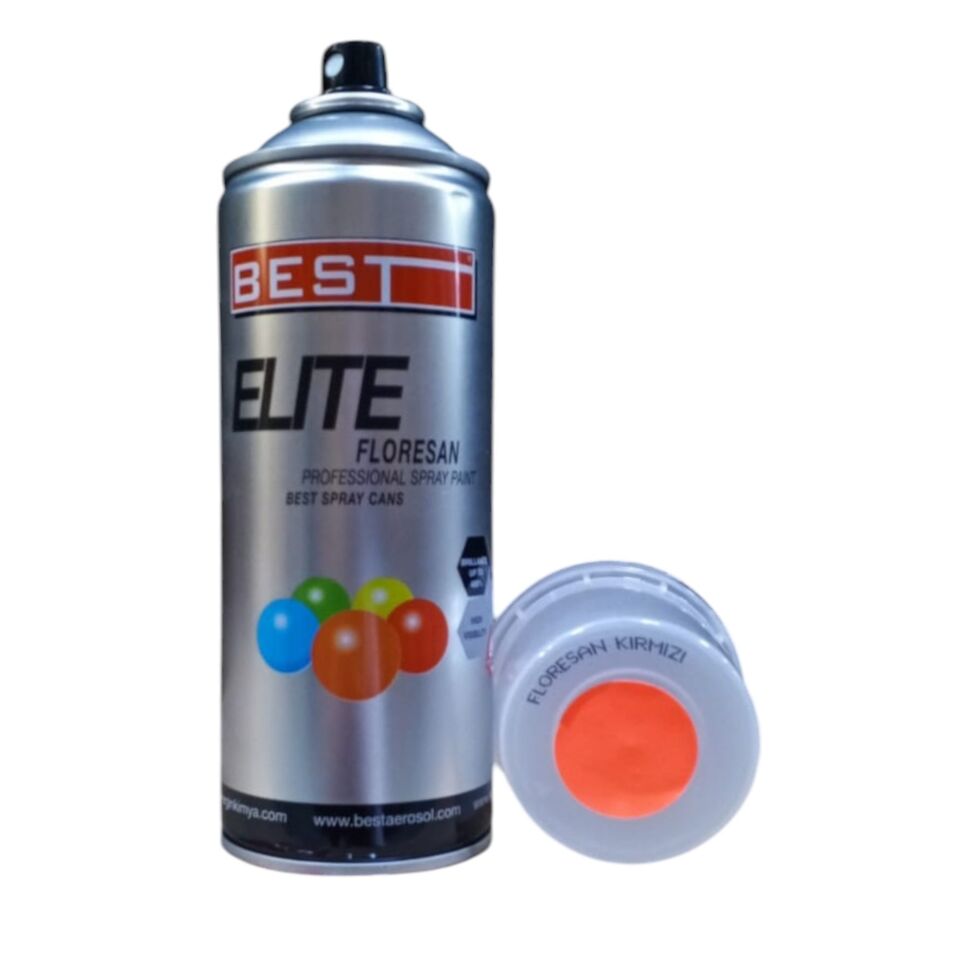 Best Floresan Sprey Boya 400 Ml Kırmızı