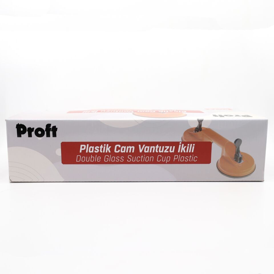 Proft Plastik İkili Cam Vantuz 50 Kg 118 Mm