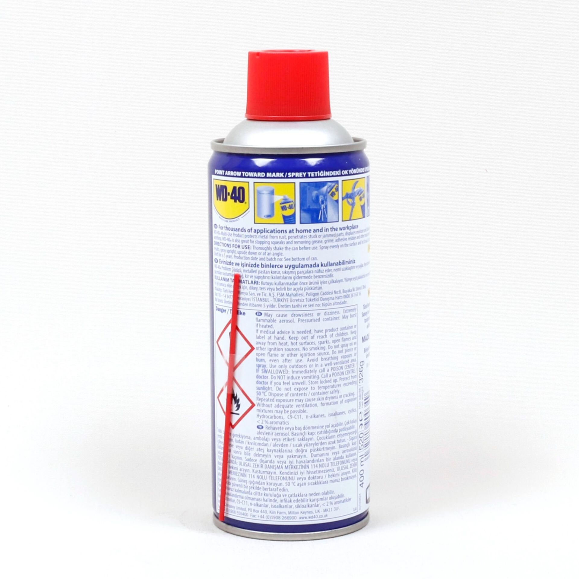 WD-40 Koruyucu Ve Yağlayıcı 400 ML (24 Adet)