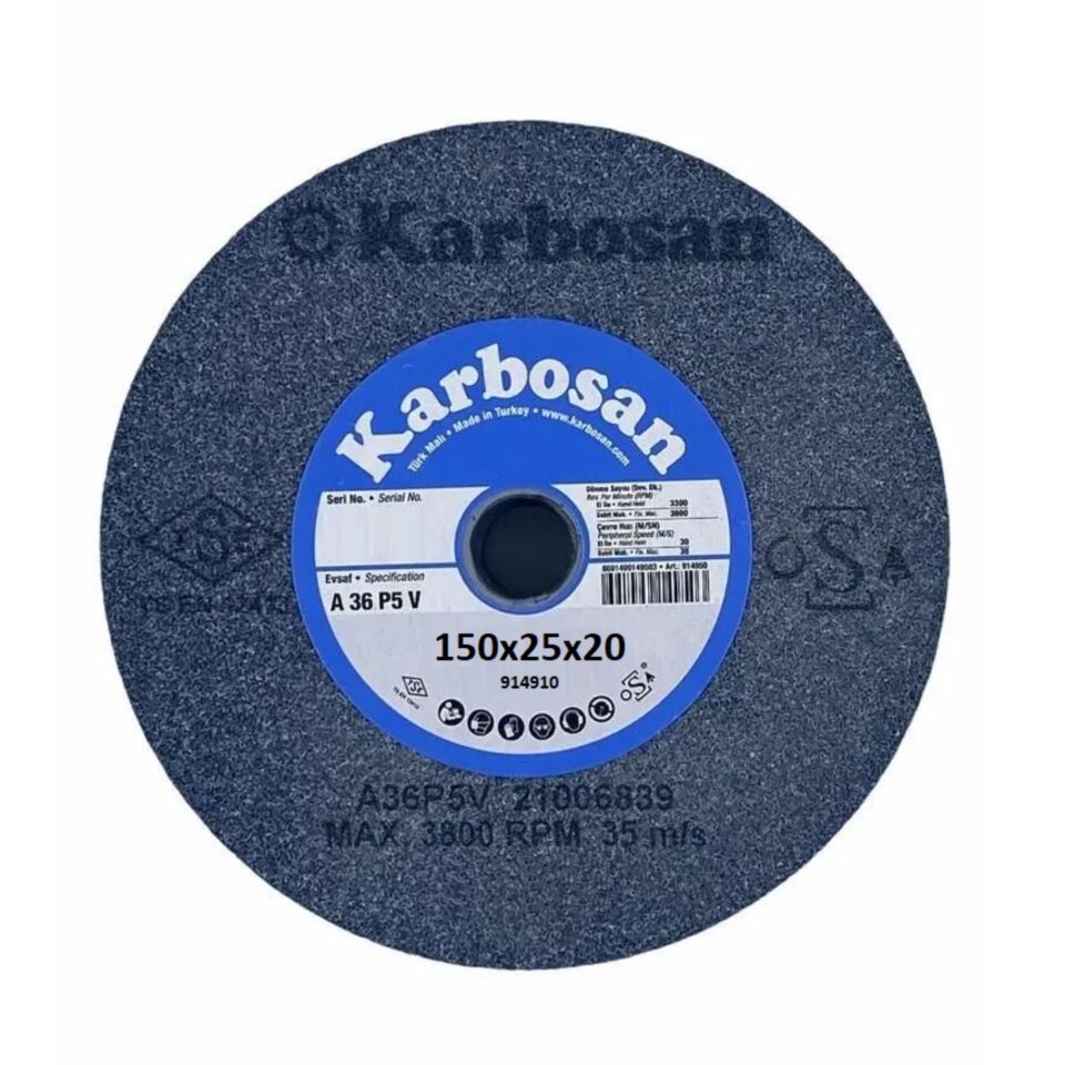 Karbosan Taşlama Taşı Nk 36 150x25x20 (914910)