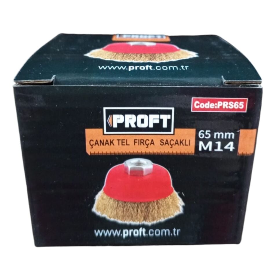 Proft Saçaklı Çanak Fırça (prs65) 65 Mm