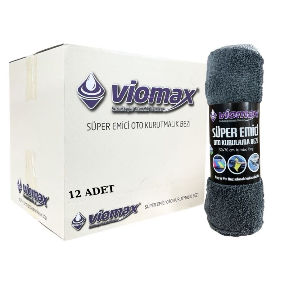 Wıomax Temizlik Oto Kurulama Bezi 50x70 Cm Tm-701