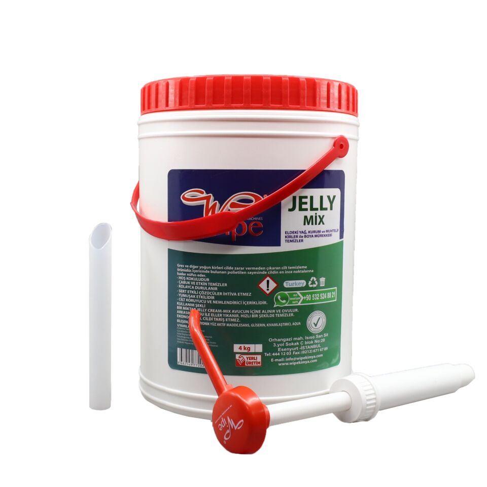 Wıpe Jelly Mıx El Temizleme Kremi 4 Kg