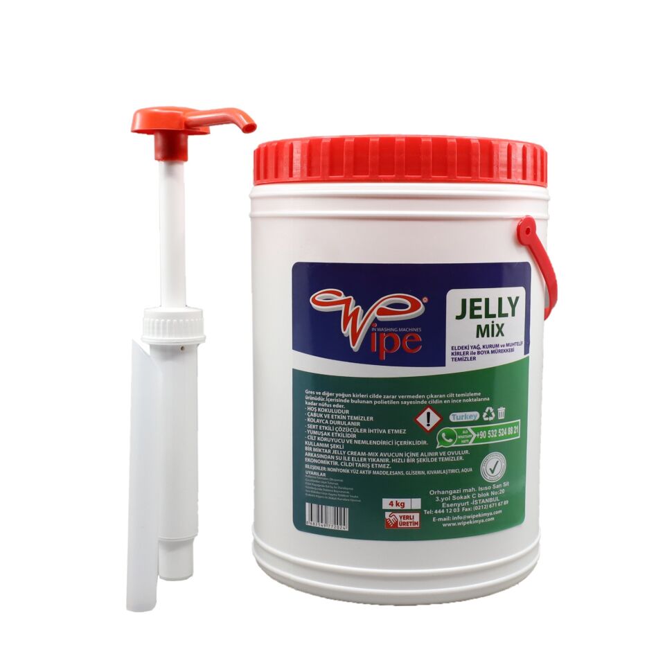Wıpe Jelly Mıx El Temizleme Kremi 4 Kg