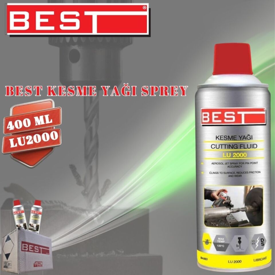 Best Kesme Yağı Sprey 400 Ml Lu2000