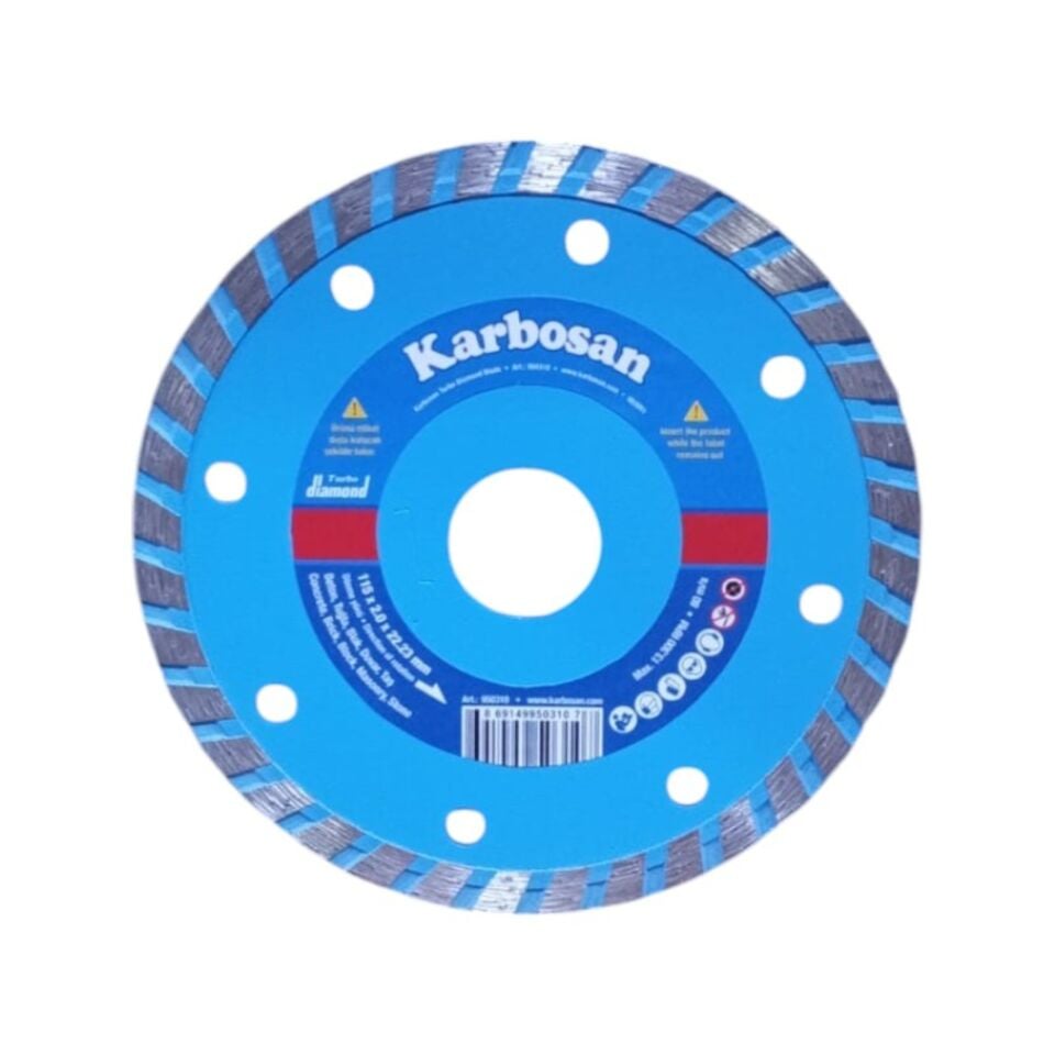 Karbosan Turbo Kesici 115x2.0x22 (950310)