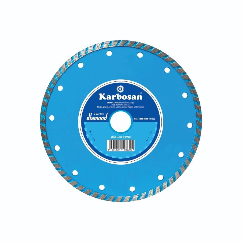 Karbosan Turbo Kesici 230x2.4x22 (950330)