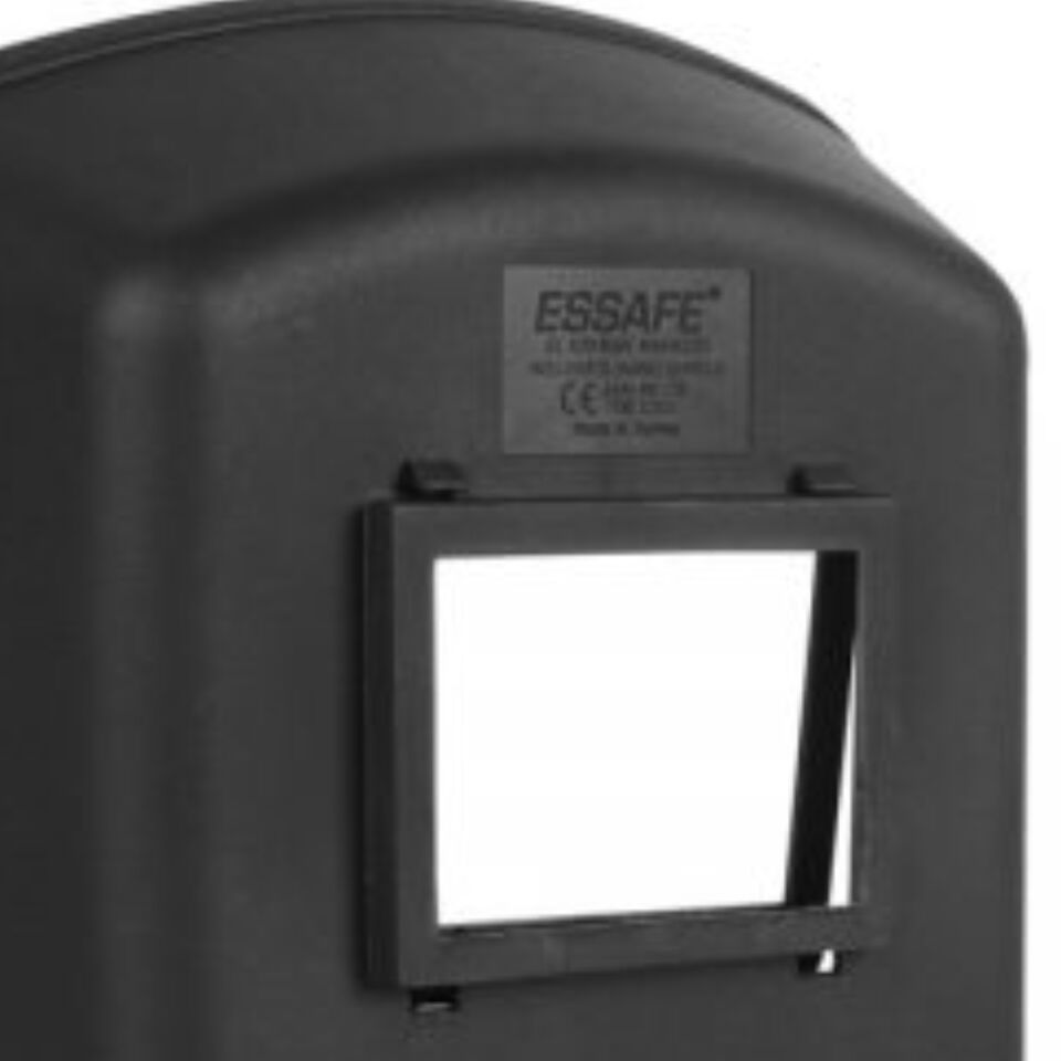 Essafe Plastik Kaynak Maskesi Siyah Ge 1311