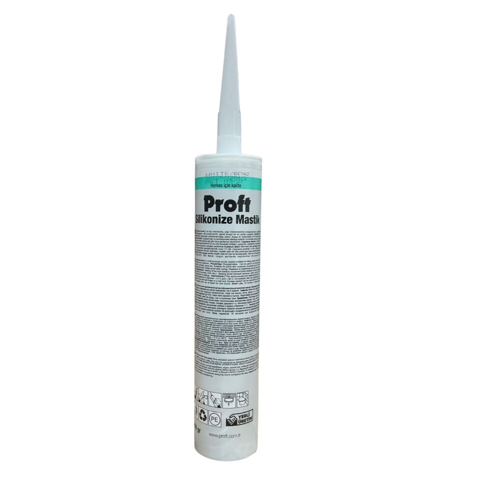 Proft Silikonize Mastik 450 Gr (pr250) Gri