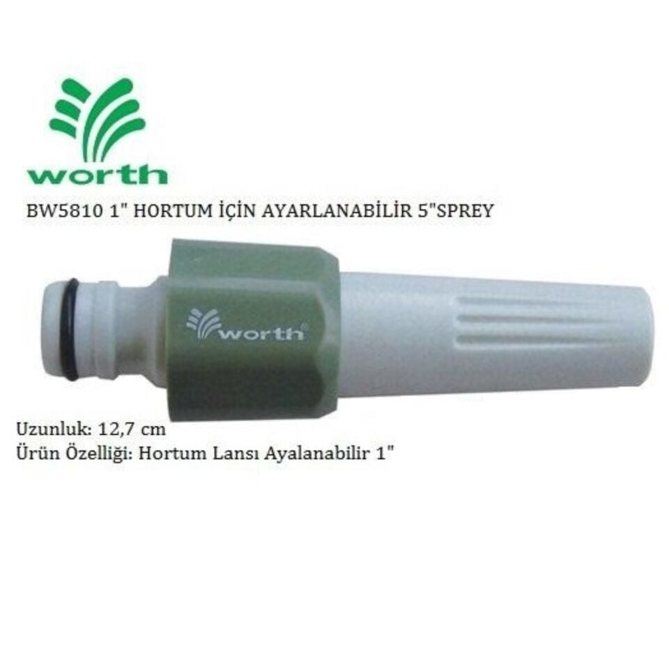 Worth Bw5810 1'' Hortum İçin Ayarlanabilir 5''sprey