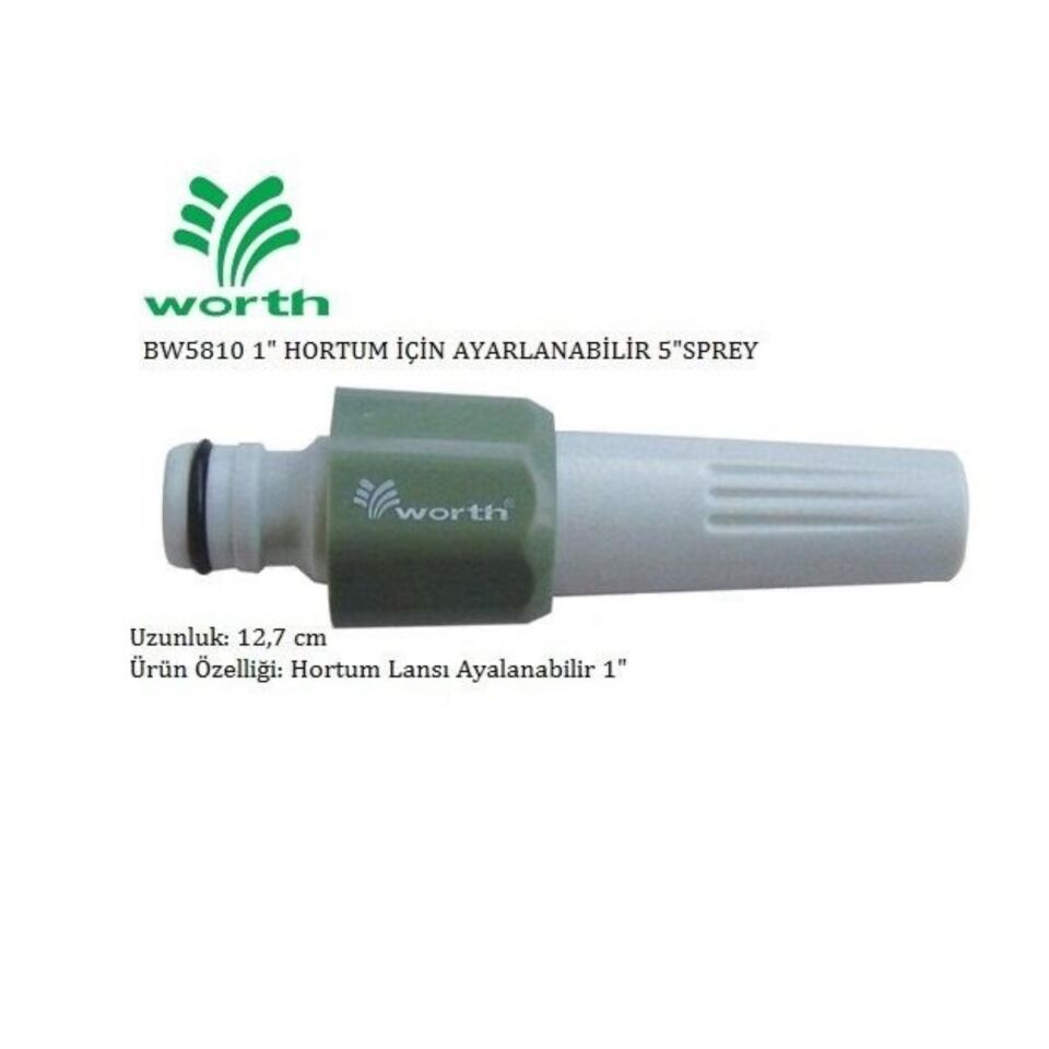 Worth Bw5810 1'' Hortum İçin Ayarlanabilir 5''sprey