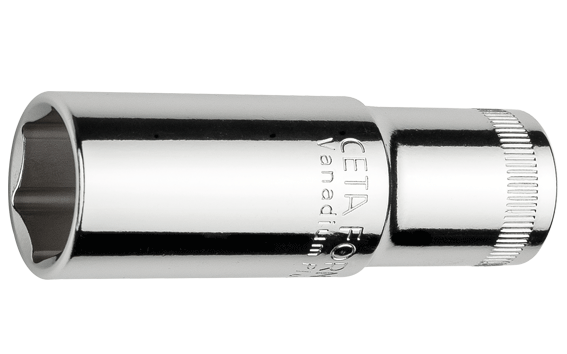 Ceta Form 1/2'' 6 Köşe Derin Lokma Anahtar 19 mm - C24-H19
