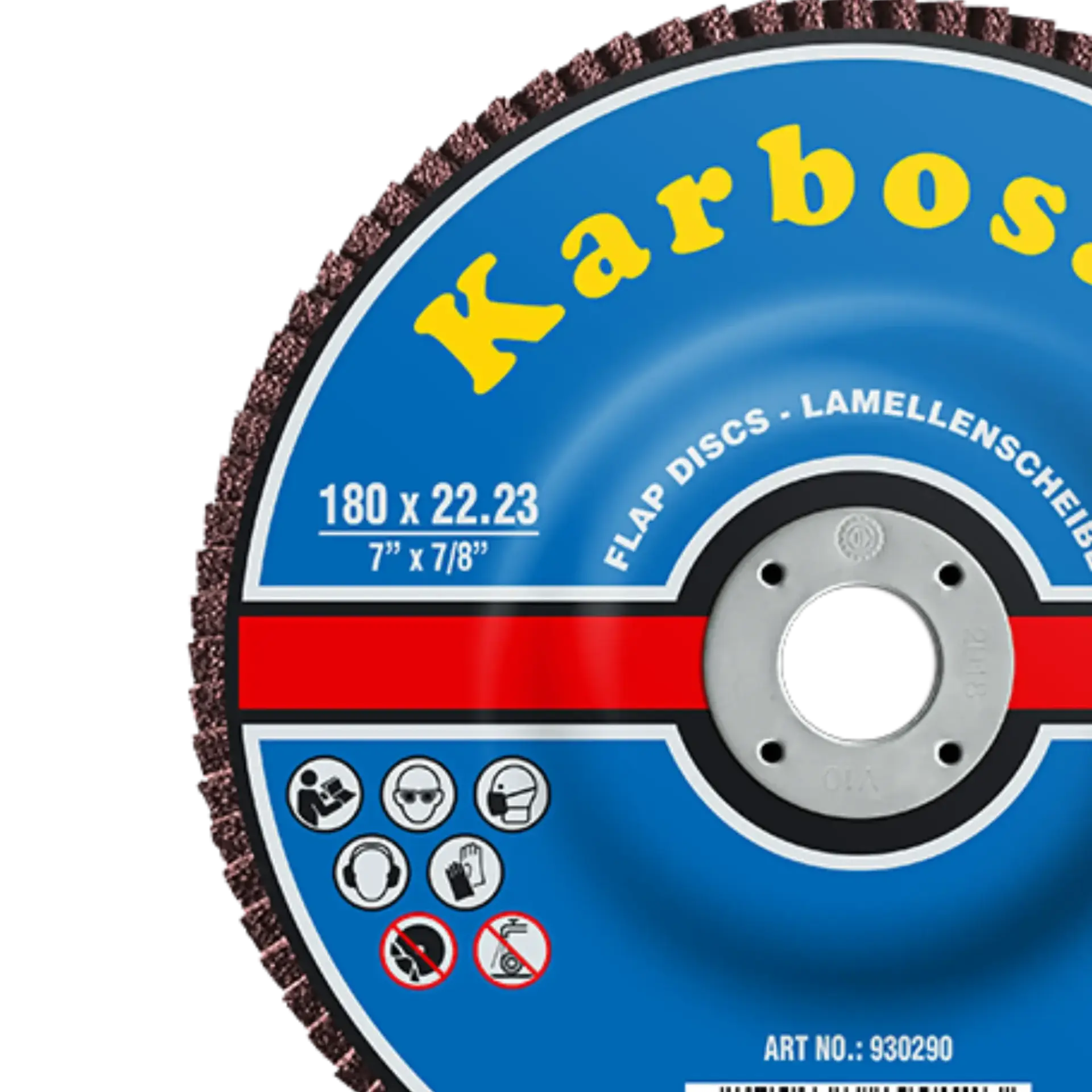Karbosan Zirkonyum Flap Disk 180x22 40 KUM(983930) (10 Adet)