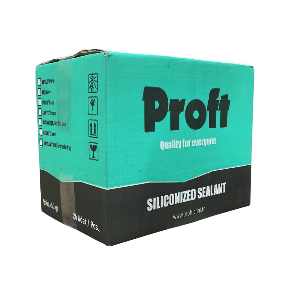 Proft Silikonize Mastik 450 Gr (pr250) Siyah