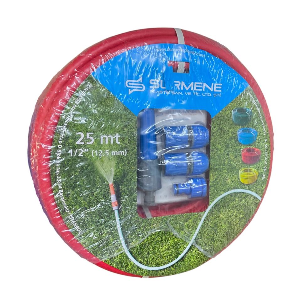 Sürmene Garden Su Hortumu Seti 1/2 25 Mt