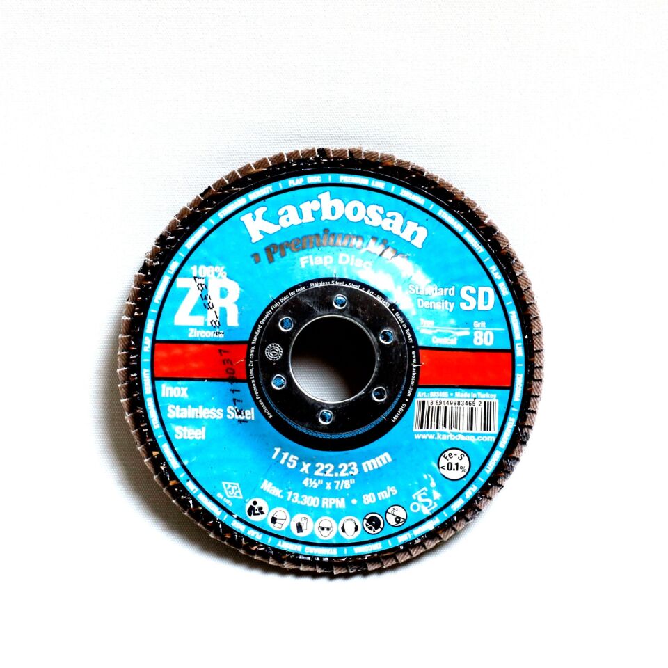 Karbosan Zirkonyum Flap Disk 180x22 80 Kum(983945)