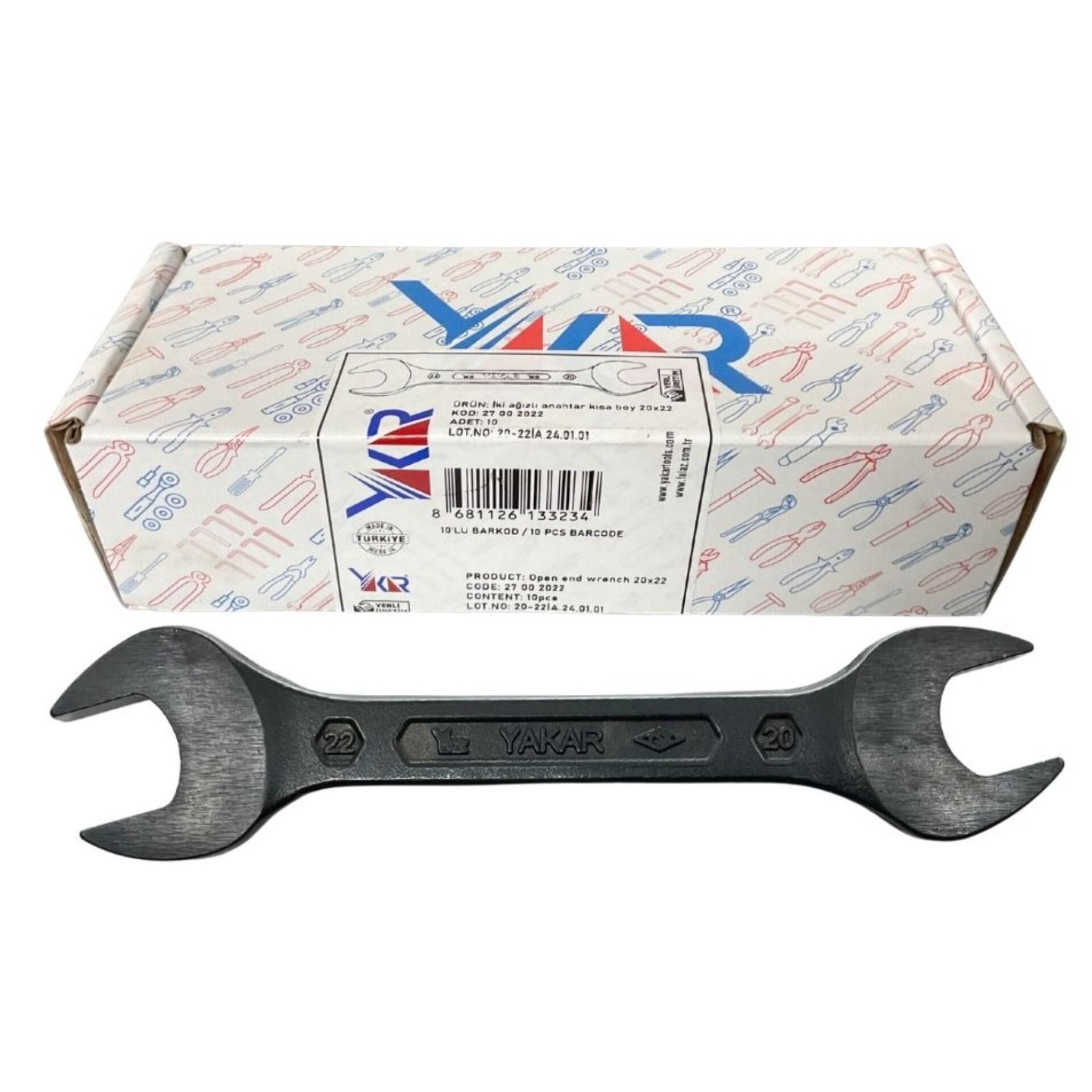 Yakar Açık Ağız Anahtar 20x22 Mm