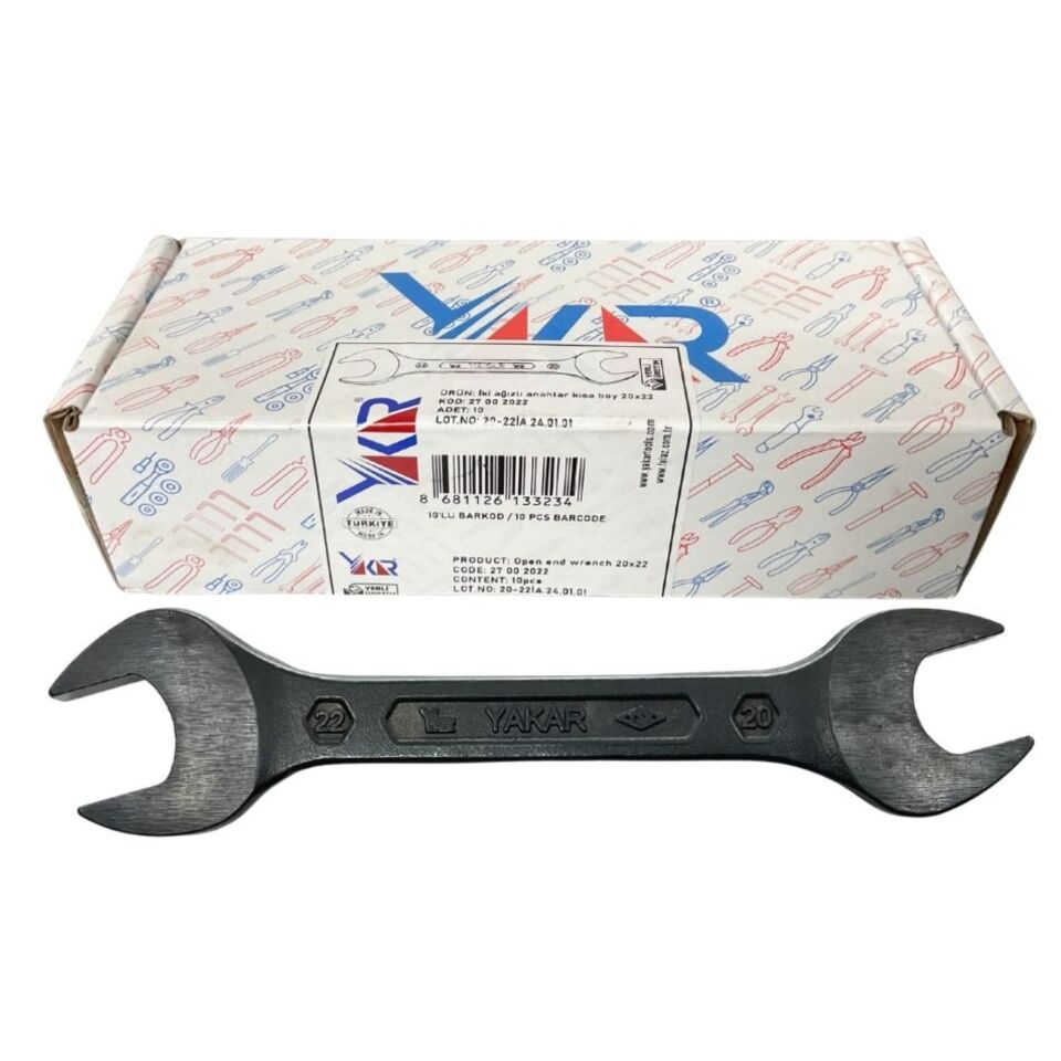Yakar Açık Ağız Anahtar 20x22 Mm