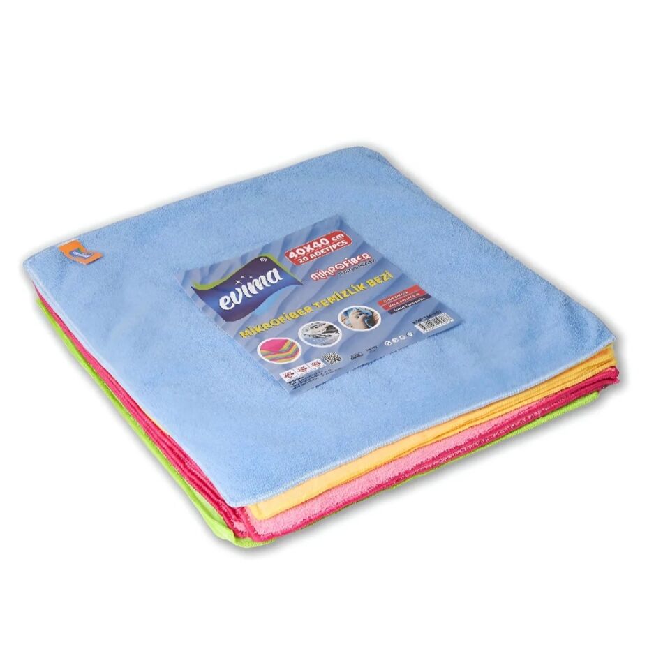 Evima Temizlik Mikrofiber Bez 40x40 Cm Tm-608