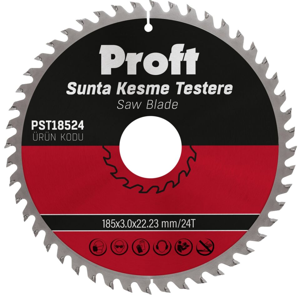 Proft Sunta Kesme Testere 185x3.0 (pst18524) 24t