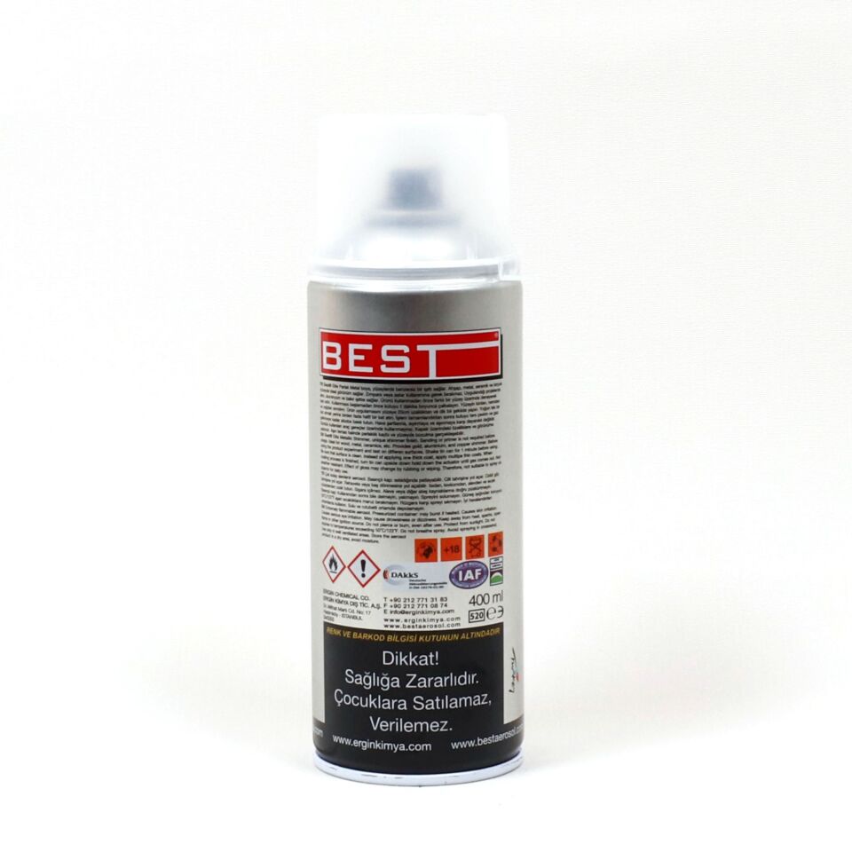Best Parlak Metal Sprey Boya 400 Ml Alüminyum