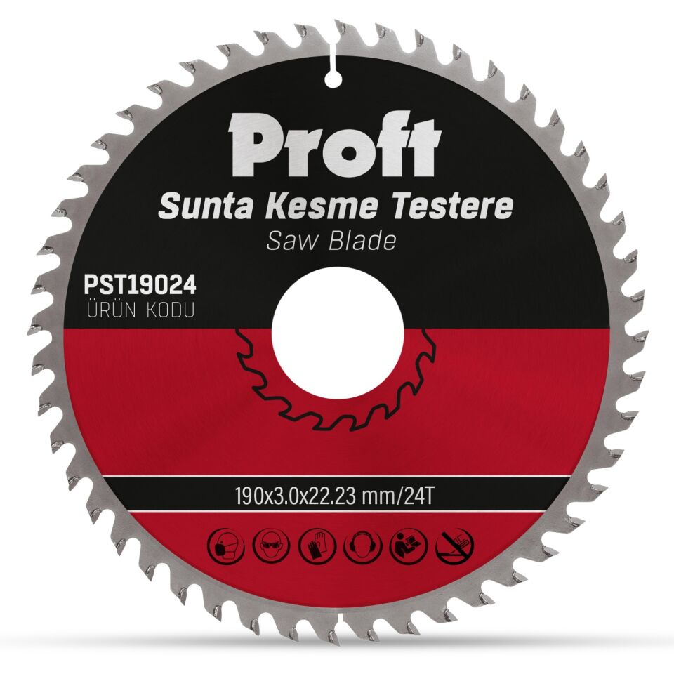 Proft Sunta Kesme Testere 190x3.0 (pst19024) 24t