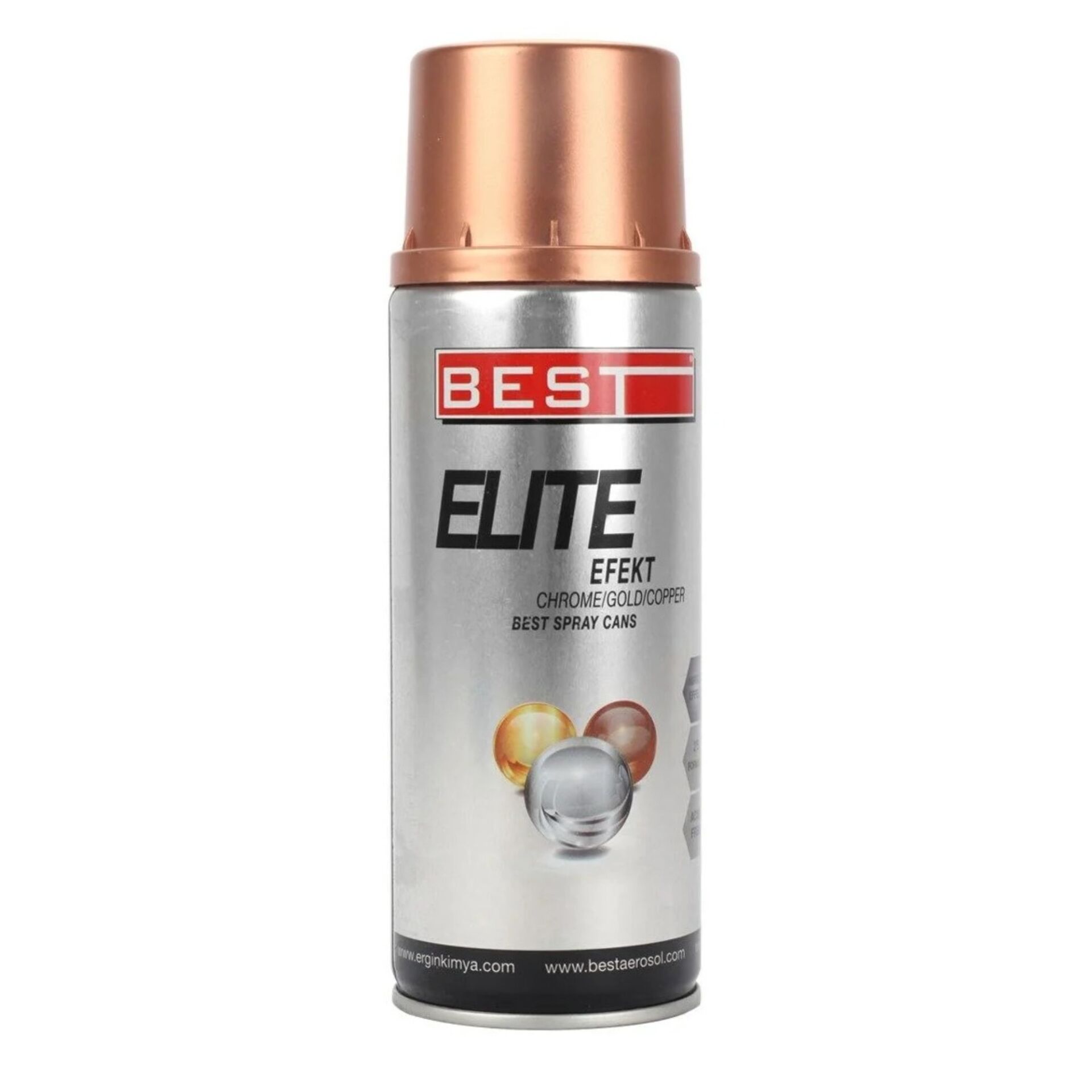 Best Parlak Metal Sprey Boya 400 Ml Bakır
