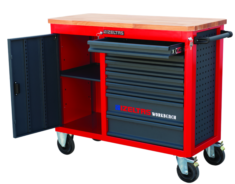 TAKIM Dolabı Ahsap Ust Tablalı Workbench( 7 Çekmeceli ) - 8247321007