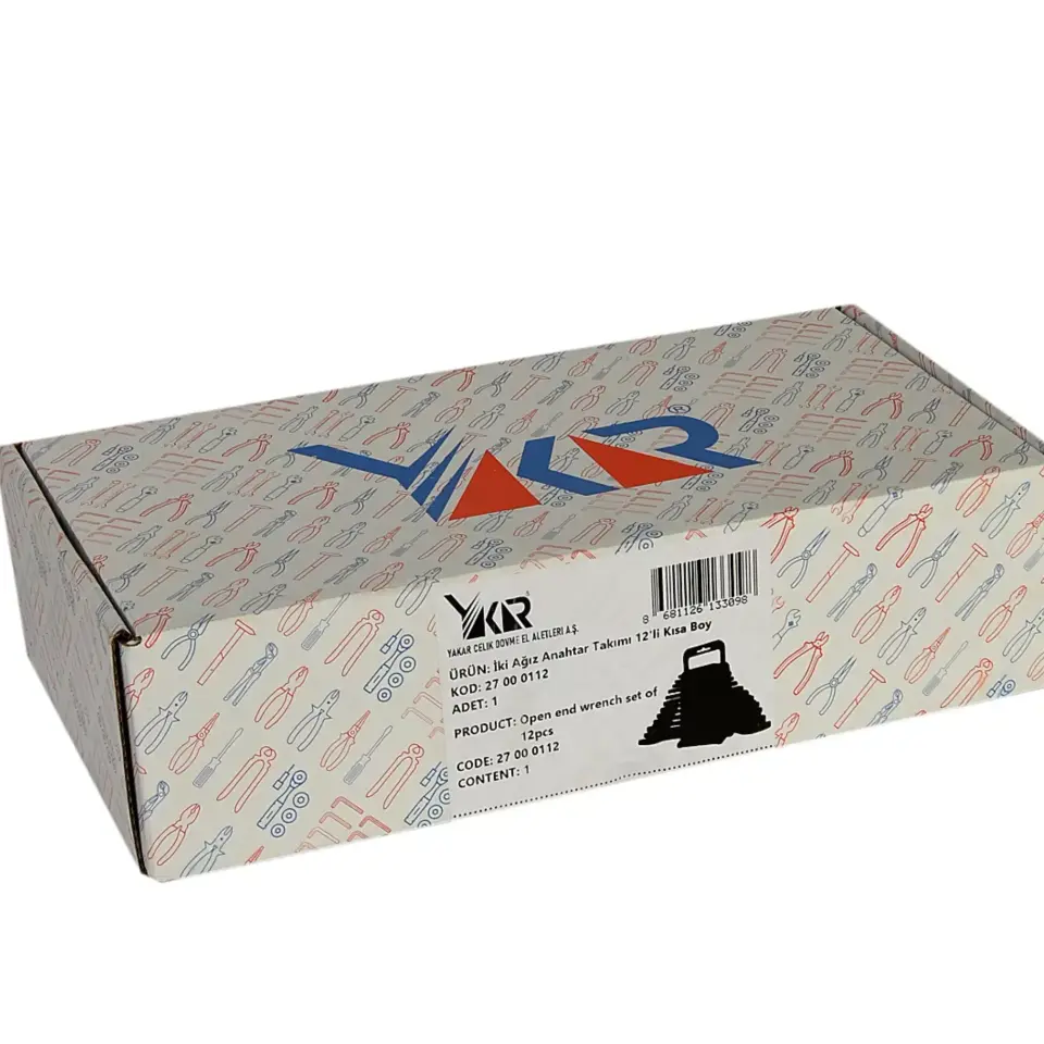 Yakar Açık Ağız Anahtar Takımı 12 Li