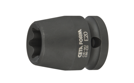 Ceta Form 1/2'' Dış Torx Havalı Lokma Anahtar E24 - C66-E24