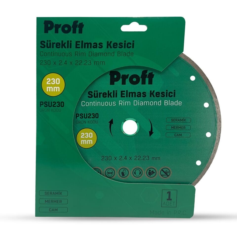 Proft Sürekli Elmas Kesici 230x2.4x22 (psu230)
