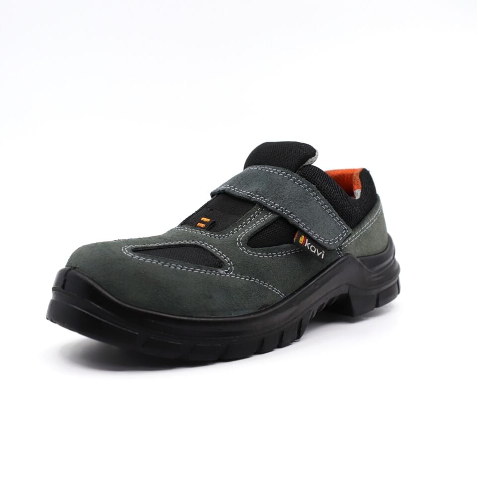 Kavi Çelik Burunlu Süet Ayakkabı No:43