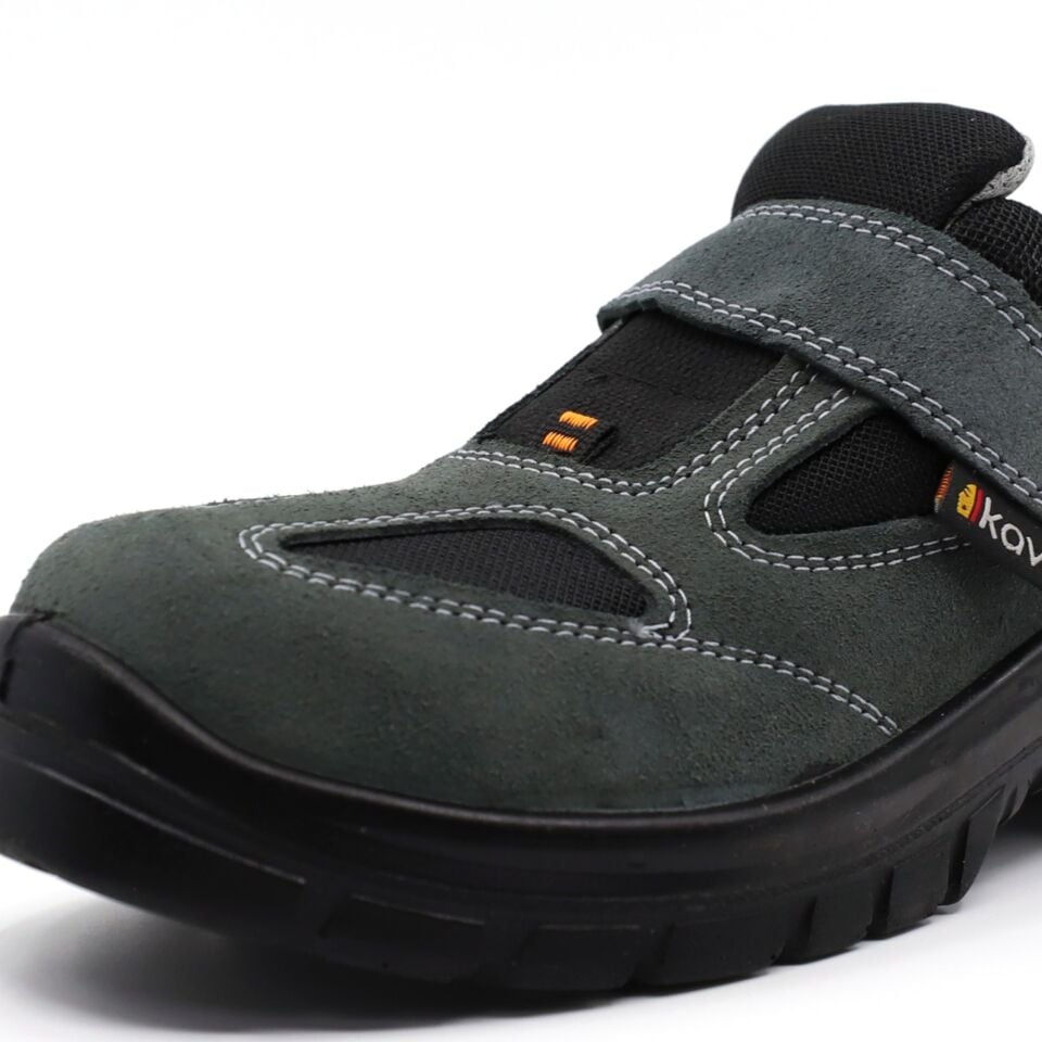 Kavi Çelik Burunlu Süet Ayakkabı No:44