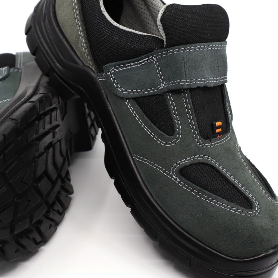 Kavi Çelik Burunlu Süet Ayakkabı No:44