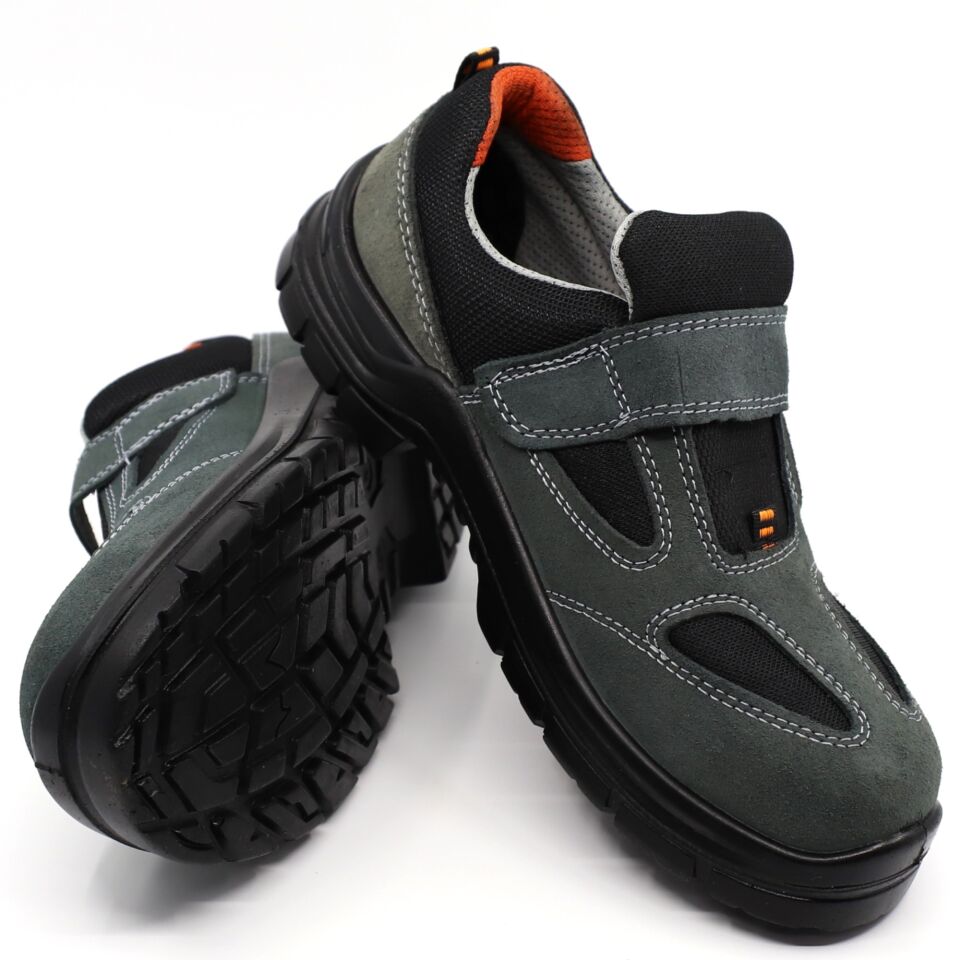 Kavi Çelik Burunlu Süet Ayakkabı No:45