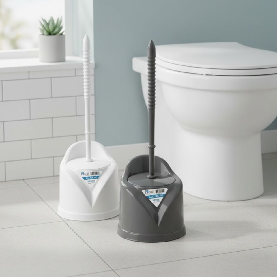 Kavi Wc Temizlik Fırçası Gri-beyaz Kp-052