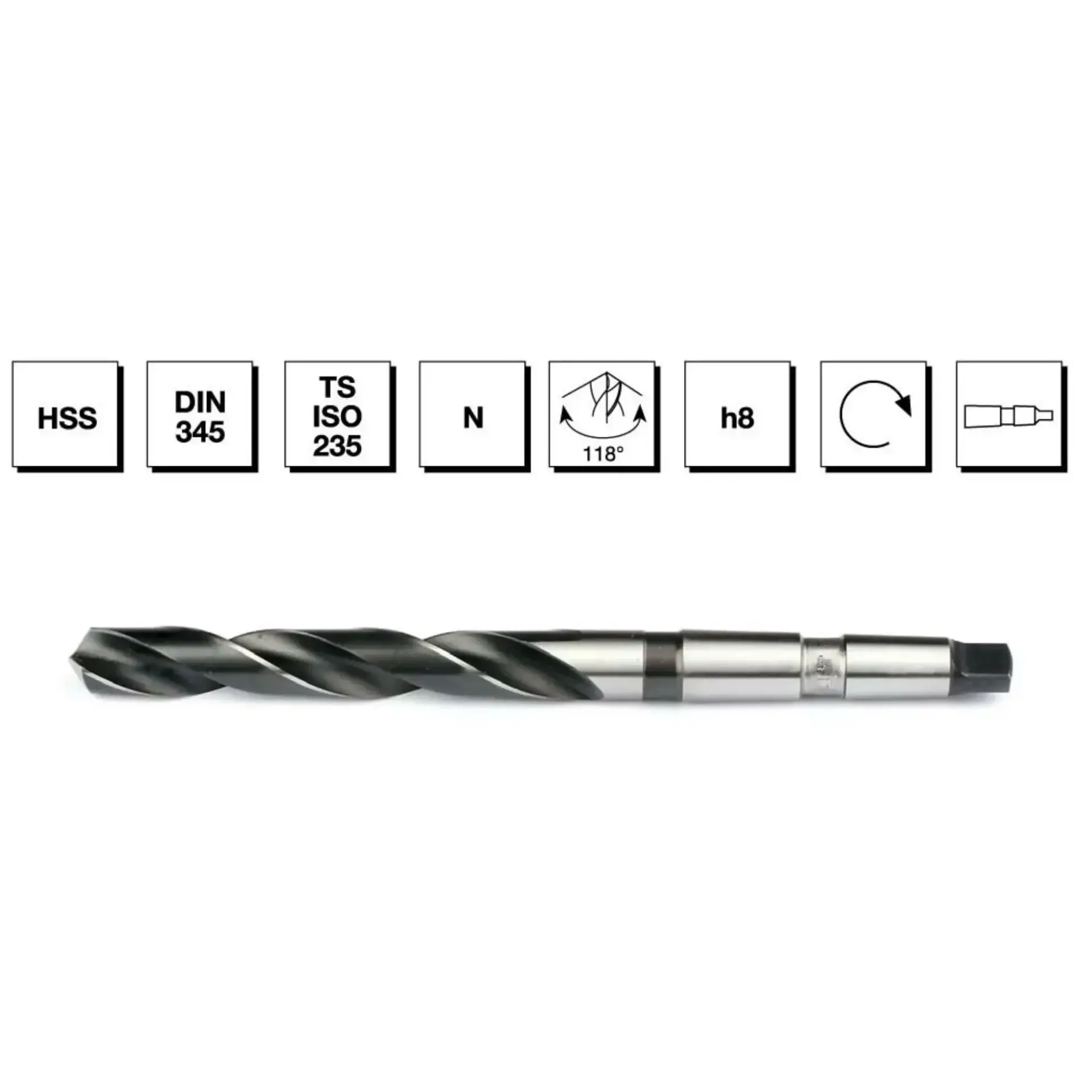 Mte Hss Konik Sap Matkap Ucu Dın345 22 Mm 4002200