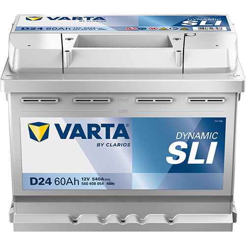 Varta 12 Volt 60 Amper Akü D24 - Depozitosuz