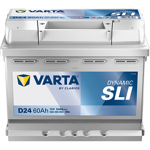 Varta 12 Volt 60 Amper Akü D24 - Depozitosuz
