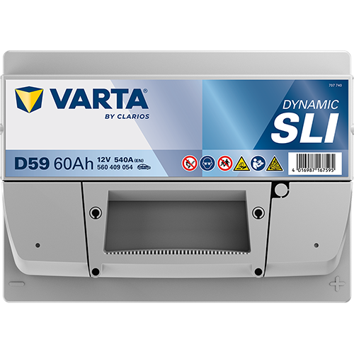 Varta 12 Volt 60 Amper Akü Alçak D59 - Depozitosuz