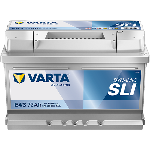 Varta 12 Volt 72 Amper Akü Alçak E43 - Depozitosuz