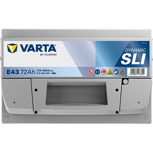 Varta 12 Volt 72 Amper Akü Alçak E43 - Depozitosuz