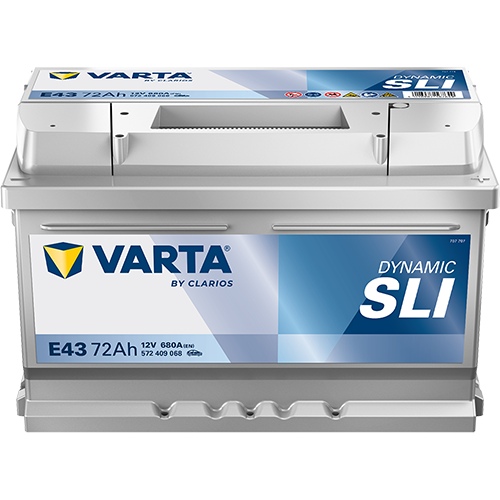 Varta 12 Volt 72 Amper Akü Alçak E43 - Depozitosuz