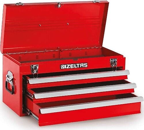 İzeltaş Küçük Alet Sandıgı Çekmeceli Kırmızı  Boş ( 285x450x322 ) - 8320331001