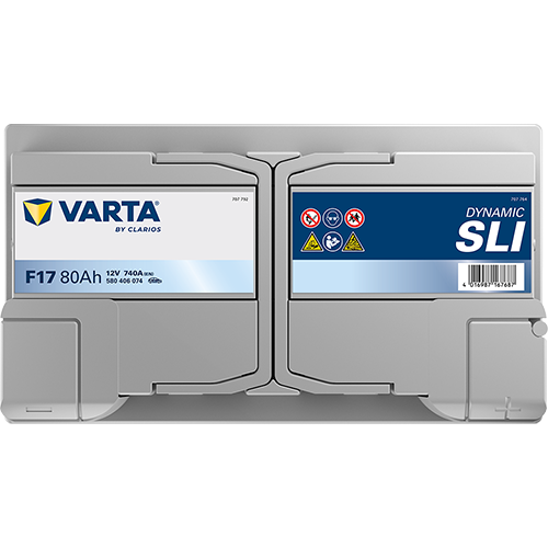 Varta 12 Volt 80 Amper Akü F17 - Depozitosuz