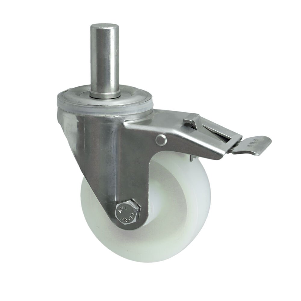 3003 POB Paslanmaz Çelik (Inox) Teker 150*42 Frenli (İnox)