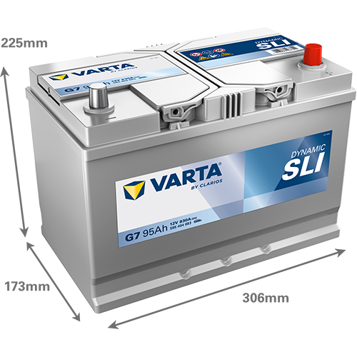 Varta 12 Volt 95 Amper Akü G7 - Depozitosuz