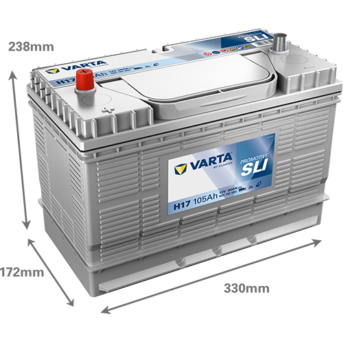 Varta 12 Volt 105 Amper Akü H17 - Depozitosuz