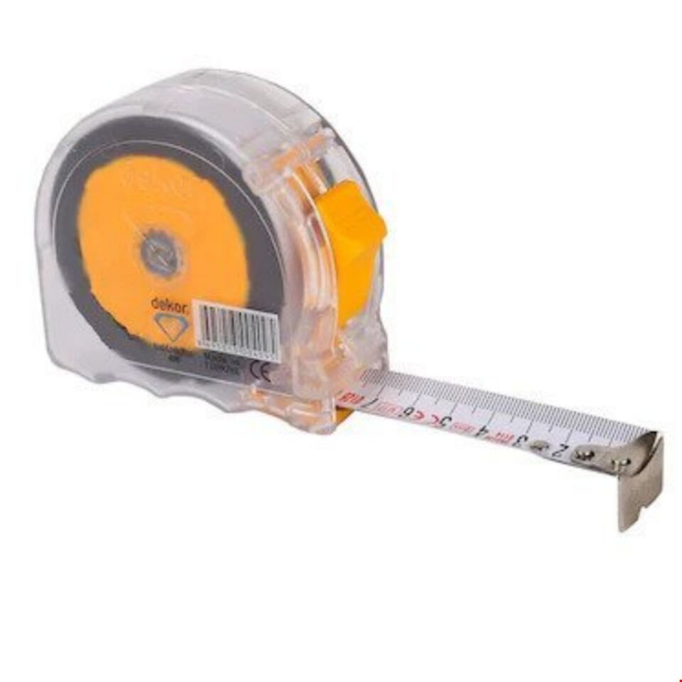 Hassan Şeffaf Şerit Metre 5x19 Kod:407