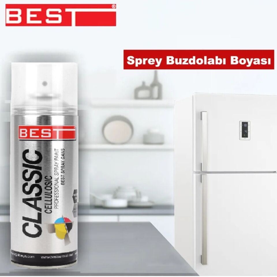Best Sprey Boya Classıc 400 Ml Buzdolabı Beyaz